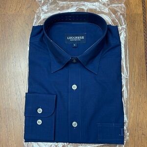 Lucchese San Antonio Men’s Shirt Dark Blue